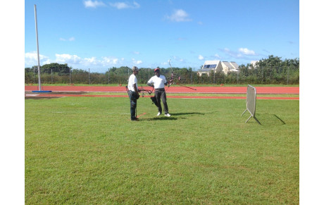 Deux archers enflamment le ciel St Andréen